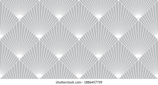 Patrón Art Déco Vintage Sin Maravilla. Vector.  Textura decorativa geométrica.