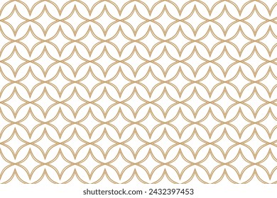 Vintage Art Deco Seamless Pattern. Geometric decorative texture.