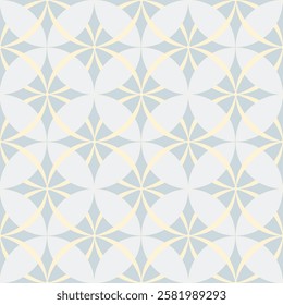 Vintage Art Deco Seamless Pattern. Geometric decorative with leaf texture. Retro background. Wallpaper. Blue and beige 