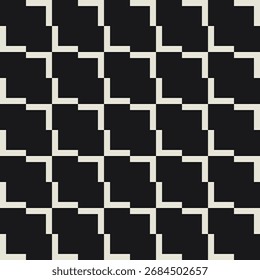 Patrón inconsútil del art déco de Antiguas. Geométrica decorativa. Fondo retro. Fondo de pantalla. Papel, impresión, textil, título. Beige y negro