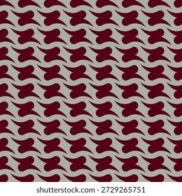 Vintage Art Deco Seamless Pattern. Geometric decorative with burgundy elements. Retro background. Wallpaper. Paper, print, textile