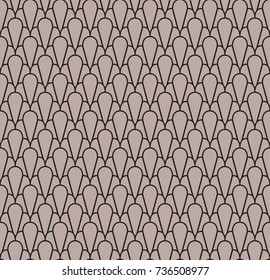 Vintage Art Deco Seamless Pattern. Geometric decorative texture. 