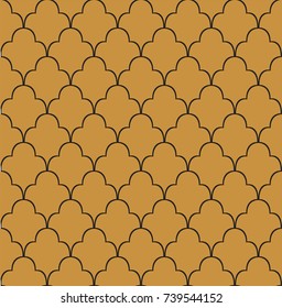 Vintage Art Deco Seamless Pattern. Geometric decorative texture. 