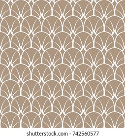 Vintage Art Deco Seamless Pattern. Geometric decorative texture. Retro stylish background.