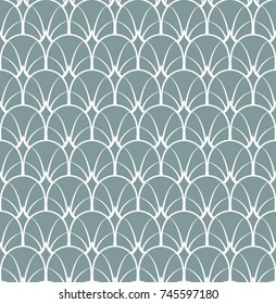 Vintage Art Deco Seamless Pattern. Geometric decorative texture. Retro stylish background.