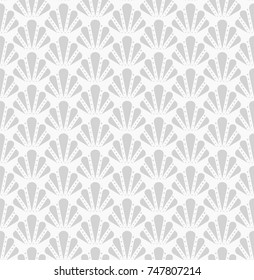 Vintage Art Deco Seamless Pattern. Geometric decorative with circles texture. Retro background.