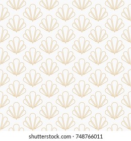Vintage Art Deco Seamless Pattern. Geometric decorative texture. 