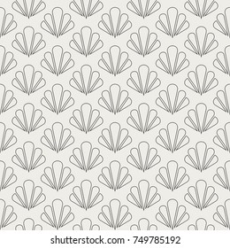 Vintage Art Deco Seamless Pattern. Geometric decorative texture. 