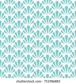 Vintage Art Deco Seamless Pattern. Geometric decorative with circles texture. Retro background.