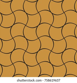 Vintage Art Deco Seamless Pattern. Geometric decorative texture. 