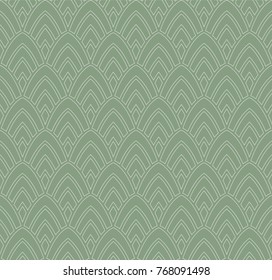 Vintage Art Deco Seamless Pattern. Geometric decorative texture. 