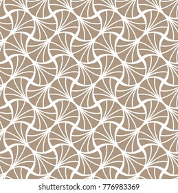 Vintage Art Deco Seamless Pattern. Geometric decorative texture. Vector floral background.