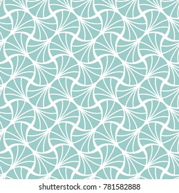 Vintage Art Deco Seamless Pattern. Geometric decorative texture. Vector floral background.