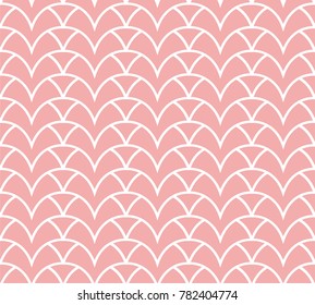 Vintage Art Deco Seamless Pattern. Geometric decorative texture. Vector floral background.