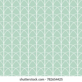 Vintage Art Deco Seamless Pattern. Geometric decorative texture. Vector floral background.