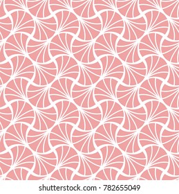 Vintage Art Deco Seamless Pattern. Geometric decorative texture. Vector floral background.
