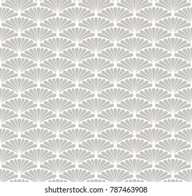 Vintage Art Deco Seamless Pattern. Geometric decorative texture. Vector floral background.