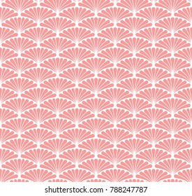 Vintage Art Deco Seamless Pattern. Geometric decorative texture. Vector floral background.