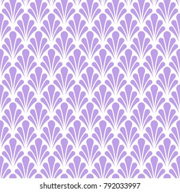 Vintage Art Deco Seamless Pattern. Geometric decorative texture. Vector floral background.