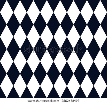 Vintage Art Deco Seamless Pattern. Geometric decorative with abstact. Retro white and black background. Wallpaper. Rhombus