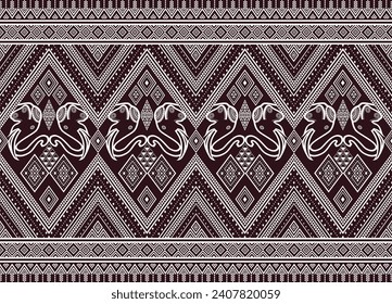 Vintage art elephant pattern detail local old fashion. fabric silk , backgrounds, textures, square, geometry, lines, graphic, element, elegant, decorative, decor, beauty, backgrounds, luxury.