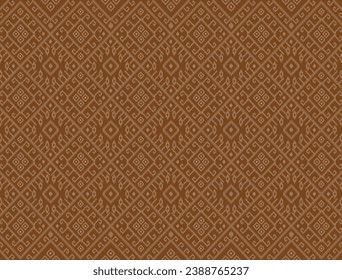 Vintage art pattern detail local Thai North-East old fashion. fabric silk , backgrounds, textures, square, geometry, lines, graphic, element, elegant, decorative, decor, beauty, backgrounds, luxury.