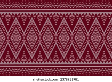 Vintage art pattern local Thai North-East old fashion. Thai art, textures, square, lines, graphic, element, elegant, decorative, decor, luxury, mandala, batik, old. art work.