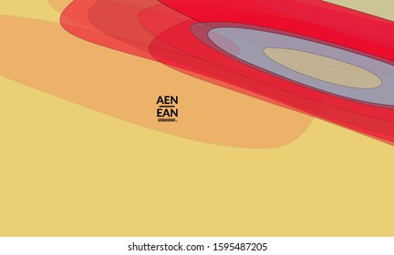 Vintage art with transparent overlapping shapes creating vector mixture of acrylic paint or watercolor random splashes. Retro design for wedding invitation. Valentine’s day card. Abstract wallpaper.