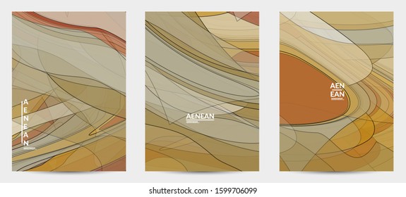 Vintage art with transparent overlapping shapes creating vector mixture of acrylic paint or watercolor random splashes. Retro design for wedding invitation. Valentine’s day card. Abstract wallpaper.