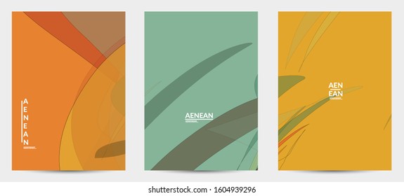 Vintage art with transparent overlapping shapes creating vector mixture of acrylic paint or watercolor random splashes. Retro design for wedding invitation. Valentine’s day card. Abstract wallpaper.