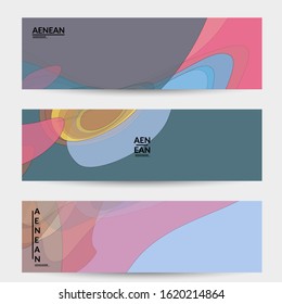 Vintage art with transparent overlapping shapes creating vector mixture of acrylic paint or watercolor random splashes. Retro design for wedding invitation. Valentine’s day card. Abstract wallpaper.