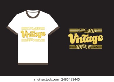 VINTAGE art typography vector illustrator