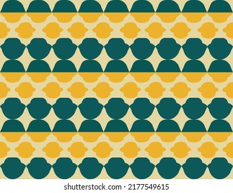 vintage asymmetric pattern vector illustration 