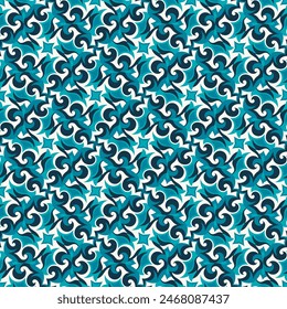 Vintage attr seamless pattern. Art forms are grouped and arranged in a specific order. Vector image for print, textile, packaging, interior design and your other projects.
