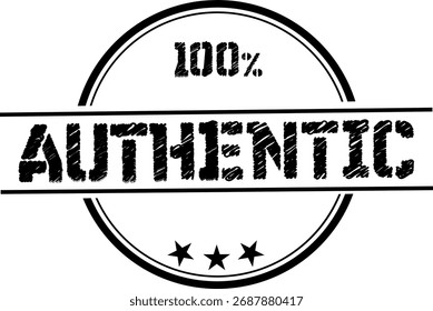 Vintage Authentic Badge Labels Set Retro Stamp Emblem 100 Percent Quality Seal Logo Collection Classic Design