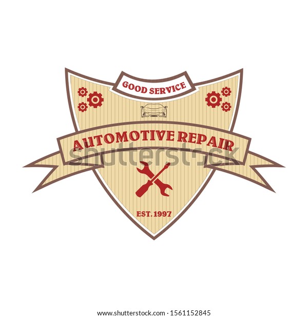 vintage automotive repair logo, sports logo, car
retro, classic