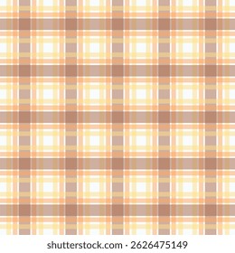Vintage Autumn Plaid Pattern in Beige, Olive Green, and Burnt Orange – Seamless Tartan Check Fabric Design for Textiles, Fashion, and Digital Backgrounds