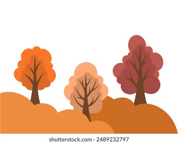 Vintage Autumn Plant background illustration