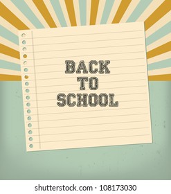 Vintage Back to School Design