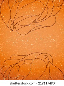 Vintage background with abstraction. 