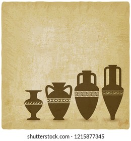 Ancient Greek Amphora Stock Illustrations Images Vectors