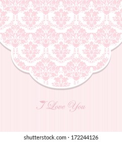 Vintage background, antique greeting card, invitation with victorian ornaments, beautiful, luxury postcard 