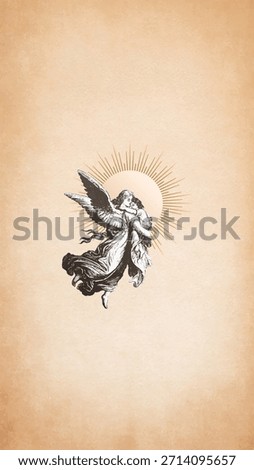 Vintage background with a beige background featuring a textured, faded look. The beige color enhances the classic style of the background. Christmas background vector.