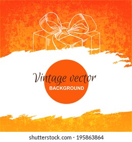 Vintage background for birthday