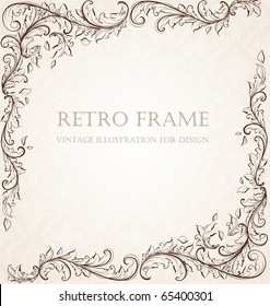 vintage background for Book cover vector
