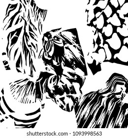 Vintage background. Brush stroke pattern. Watercolor.