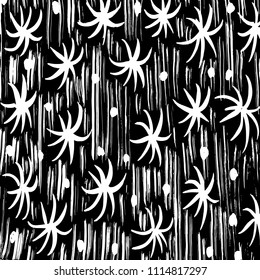 Vintage background. Brush stroke pattern. Vector.