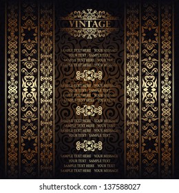Vintage background. Can be used as menu and more