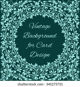 Vintage background for card design