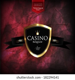 Vintage background, casino